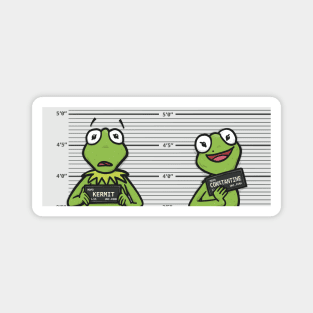 Froggy Mugshot Magnet