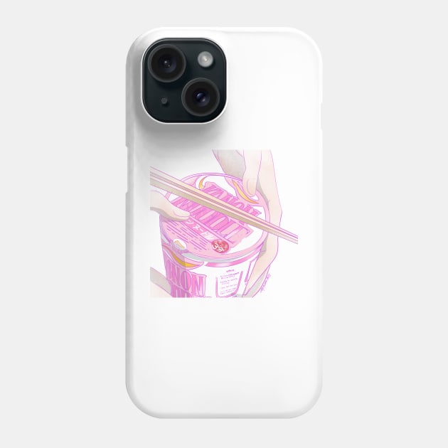 Noodles ヌードル Phone Case by chyouzen