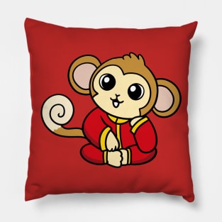 Chinese New Year Monkey Pillow