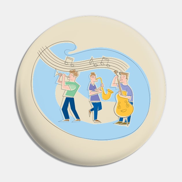 Jazz Music Band Pin by Rayrock76