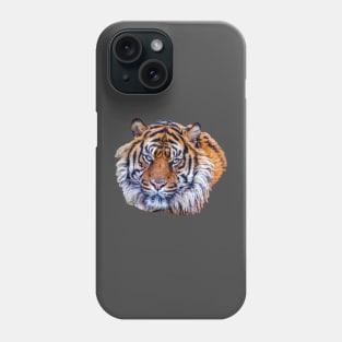 Sumatran Tiger with his eyes on you Phone Case