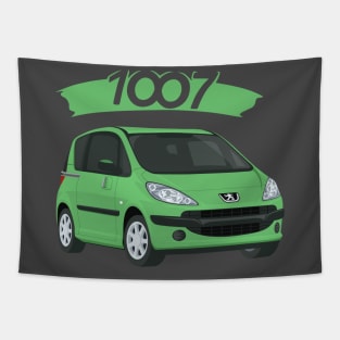 Peugeot 1007 car green Tapestry