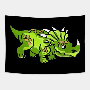 Cartoon Styracosaurus Dinosaur Tapestry