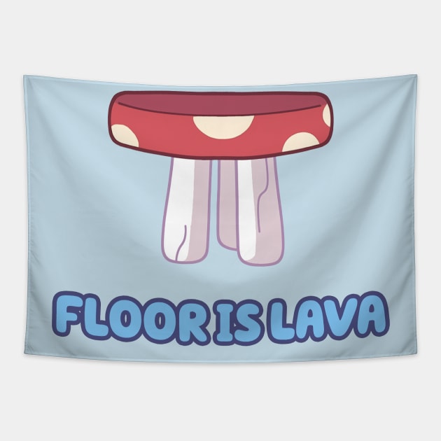 Floor Is Lava Tapestry by sikecilbandel