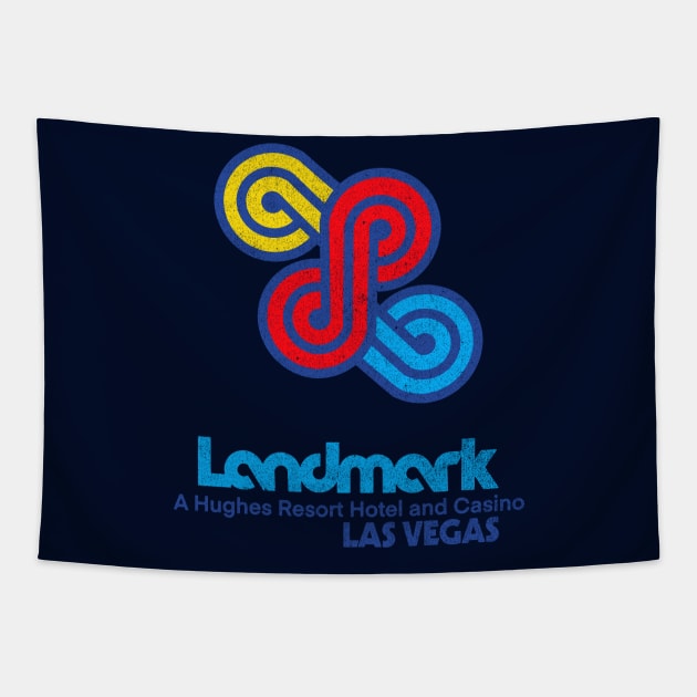 Vintage Landmark Hotel and Casino Las Vegas Tapestry by StudioPM71