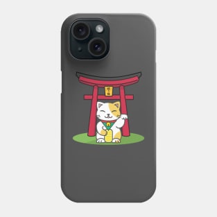 Maneki neko and Torii Phone Case