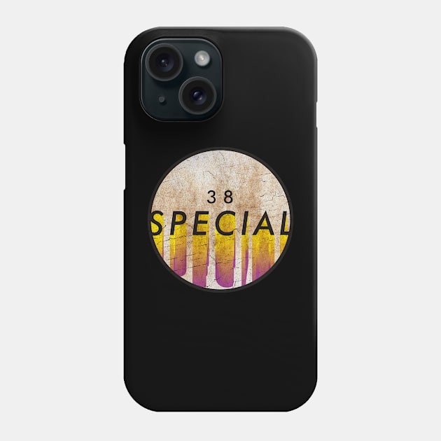 38 Special - VINTAGE YELLOW CIRCLE Phone Case by GLOBALARTWORD