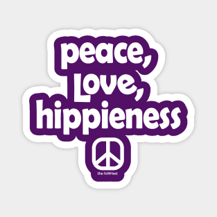 Peace, Love, Hippieness Magnet