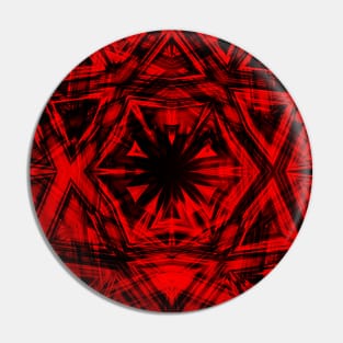 red and black kaleidoscope confusion Pin