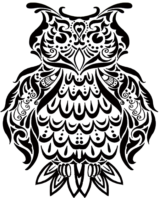 Halloween Owl Kids T-Shirt by art by Susmita