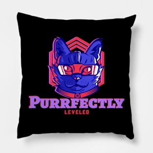 Purrfectly Leveled Pillow