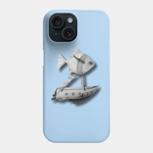 Steampunk Fish Airship Phone Case