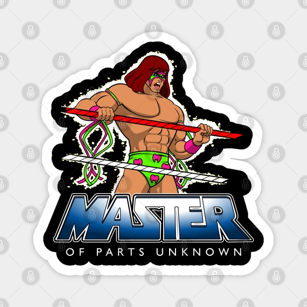 Master of Parts Unknown Magnet by boltfromtheblue