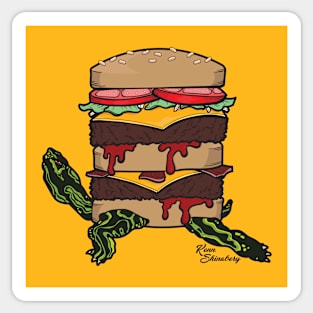 Turtle Burger Stickers for Sale
