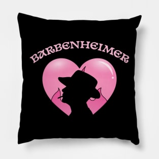 Barbenheimer - pink Pillow