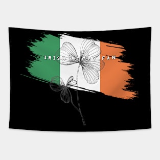 Minimalist Rugby Part 3 #002 - Ireland Rugby Fan Tapestry