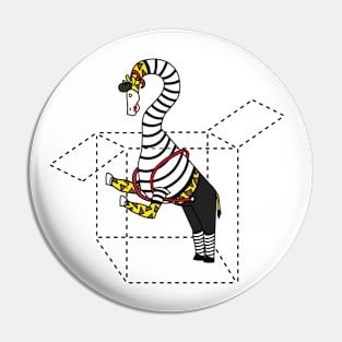 Mime Giraffe Pin