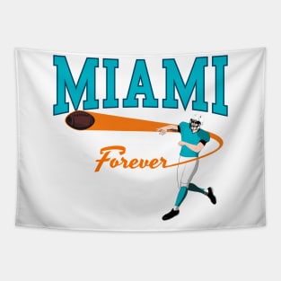 Miami Football Forever Tapestry