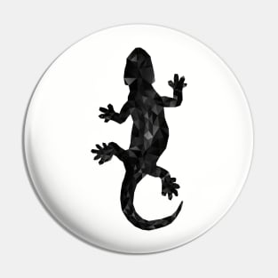 Black Barcelona City Lizard Pin