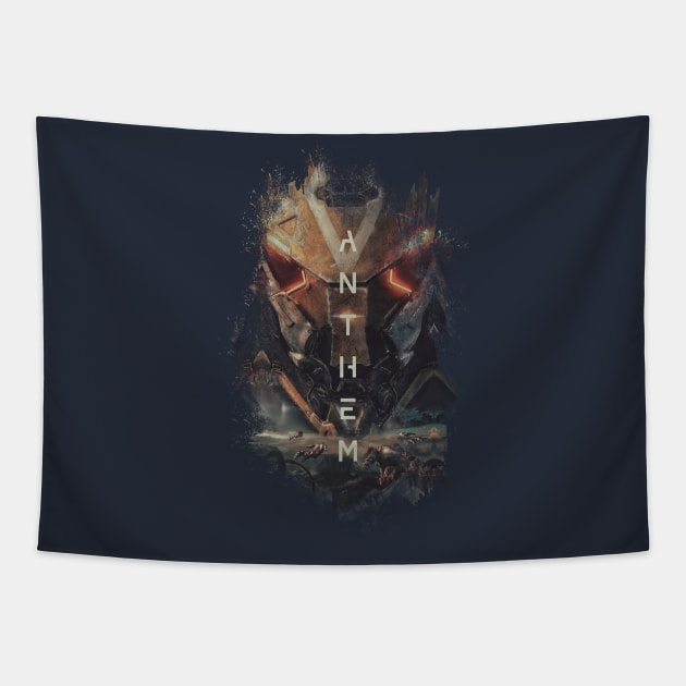 Gritty Conquer Tapestry by jakechays