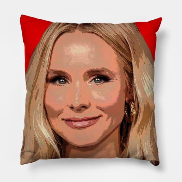 kristen bell Pillow by oryan80