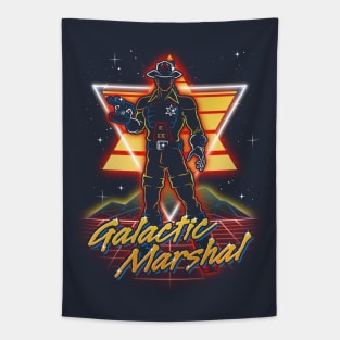 Retro Galactic Marshal Tapestry