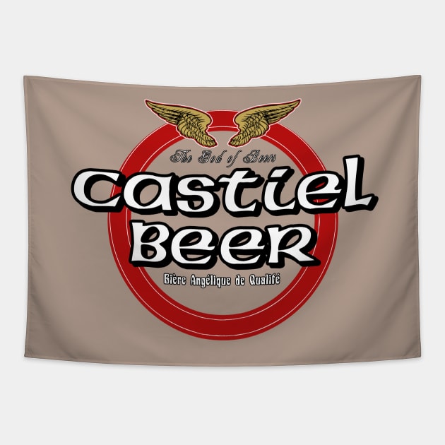 Castiel Beer Tapestry by NanaLeonti