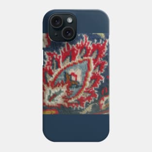 red flower, floral designs, minimal art, abstract art, floral pattern, antique rug photo , For custom orders please DM me. Phone Case