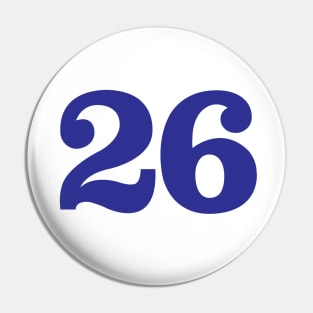 Ligier Gitanes Jacques Laffite sacred 26 number ! - colour print Pin