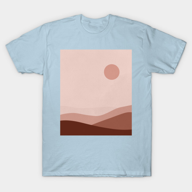 Discover Boho Mountains Sun Version - Boho Design - T-Shirt