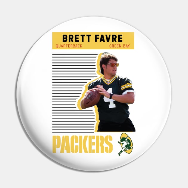 Brett Favre shirt Pin by KC Designs