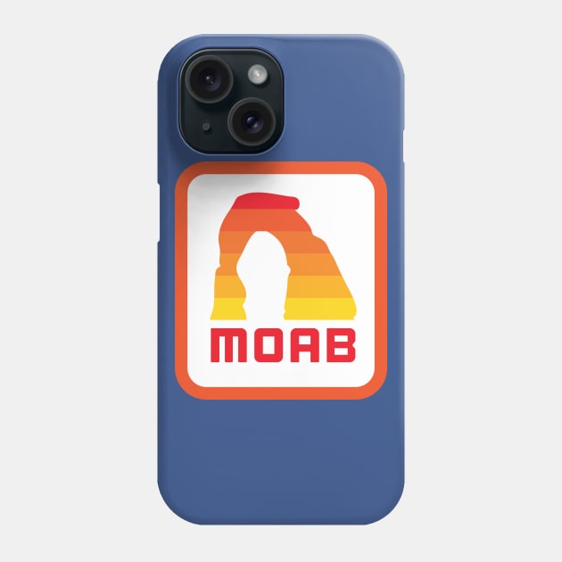 Moab Utah Retro Phone Case by PodDesignShop