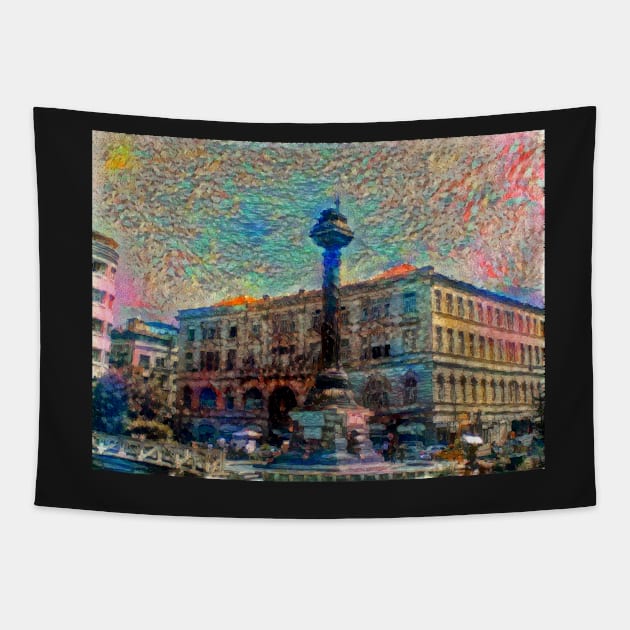 Al Marji Square - Starrynight Tapestry by Homsalgia