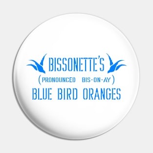 Blue Bird Oranges (Clean) Pin