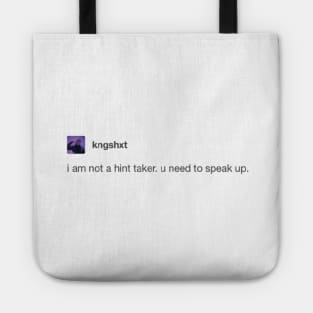 Tumblr speak Tote