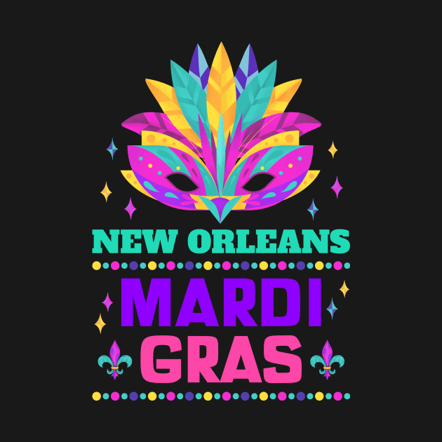 New Orleans Carnival Beads And Blings Party 2022 Mardi Gras by jodotodesign