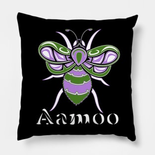 Genderqueer Aamoo (Bee) Pillow