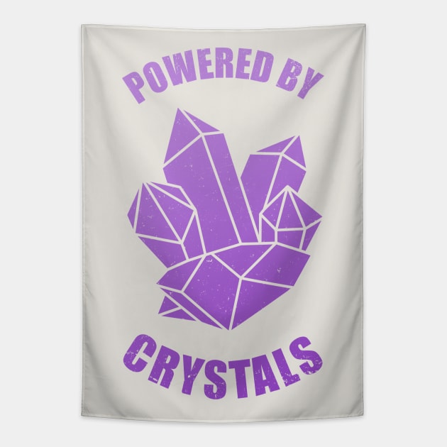 Powered by Crystals - V1 Tapestry by rycotokyo81