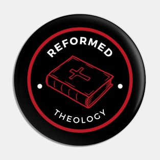 Reformed Theology Red bible circle Pin