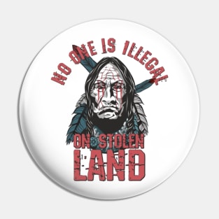 red indian heritage Pin