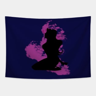 Demon Silhouette 2 Tapestry