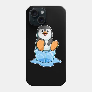 Penguin with Ice cubes Phone Case