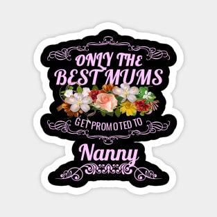 Only The Best Mums Get Promoted To Nanny Gift Magnet