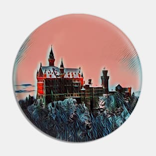 Castle On The Hills Graphic Art Design | Digital Art | Painting Pin