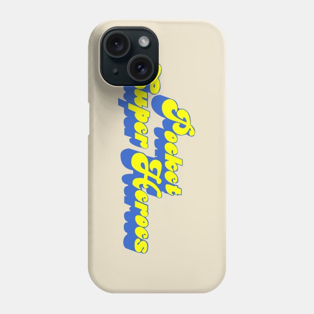 Pocket Super Heroes Phone Case by gigglelumps