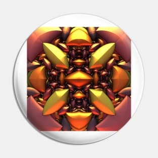 Golden Mandala No. 1 Pin