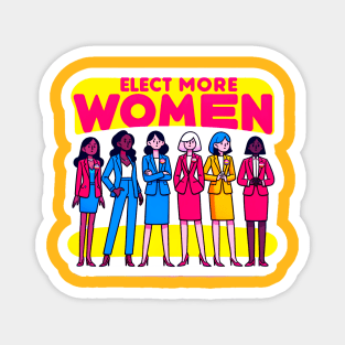 Unite for Women's Leadership - Elect More Women Magnet