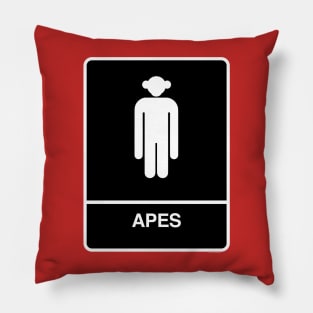 APES BATHROOM - Planet of the apes Pillow