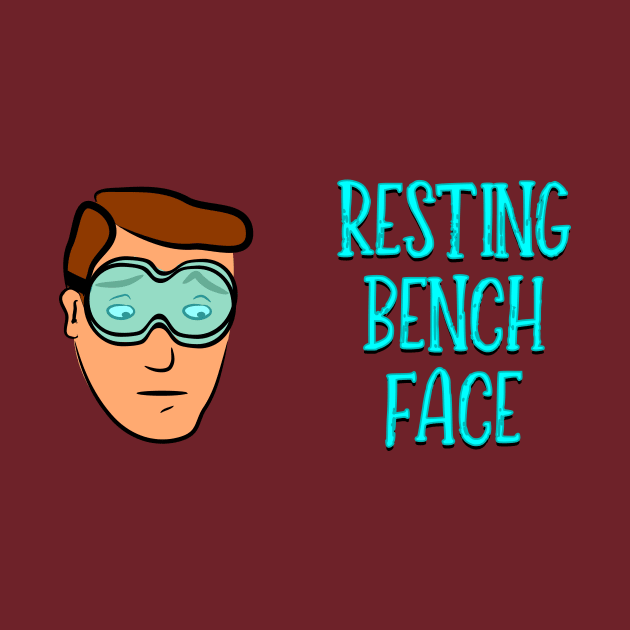 Resting Bench Face - Male Cartoon by StopperSaysDsgn