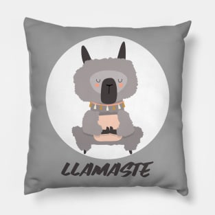 Llama / Yoga Llama / Llamaste / Funny Llama Doing Yoga / Cute Llama / Amazing Yoga Design Pillow